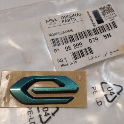 Genuine "E" Rear Badge - Peugeot Expert IV / Traveller - Electric | 98399079SN