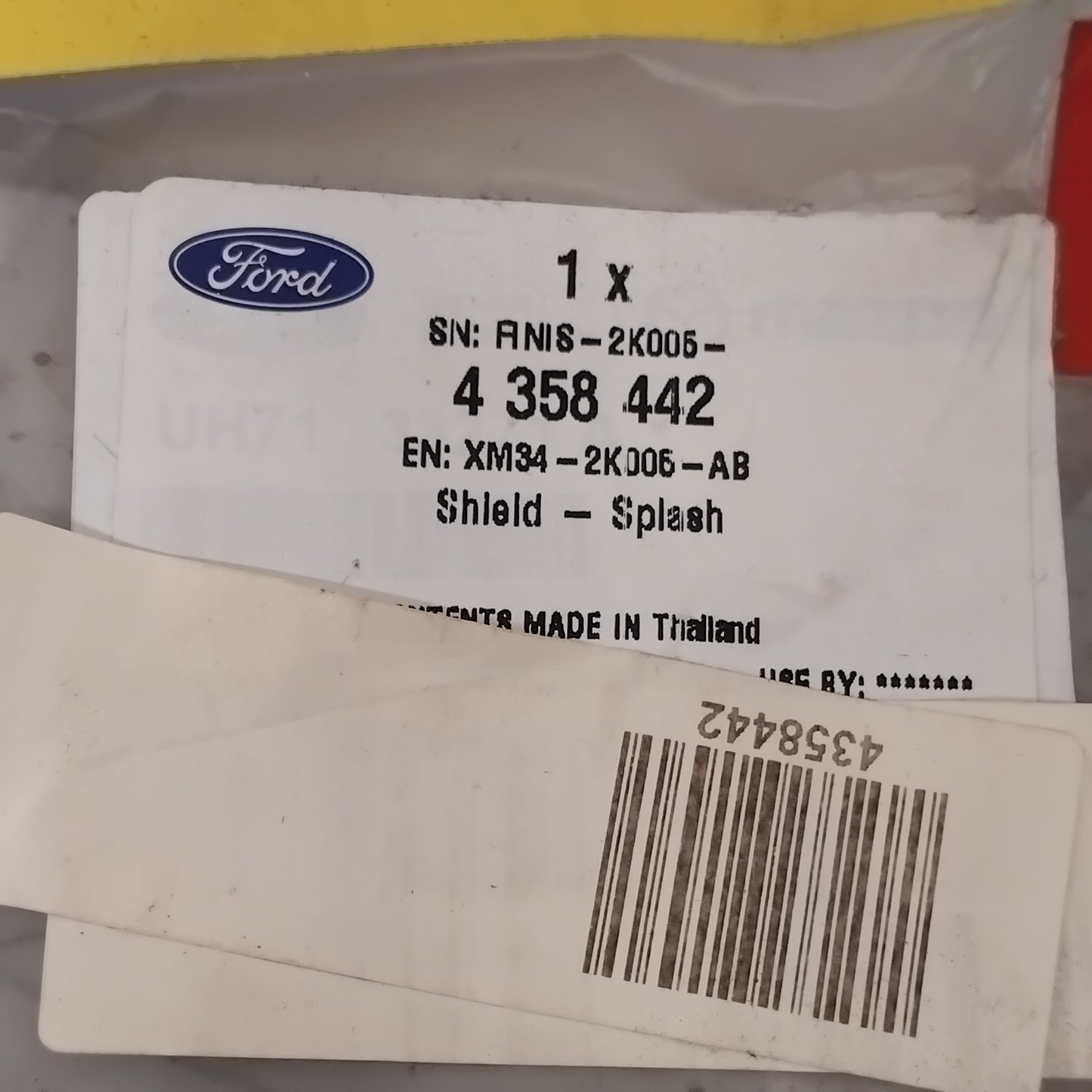 Genuine Ford Shield - Splash | 4358442