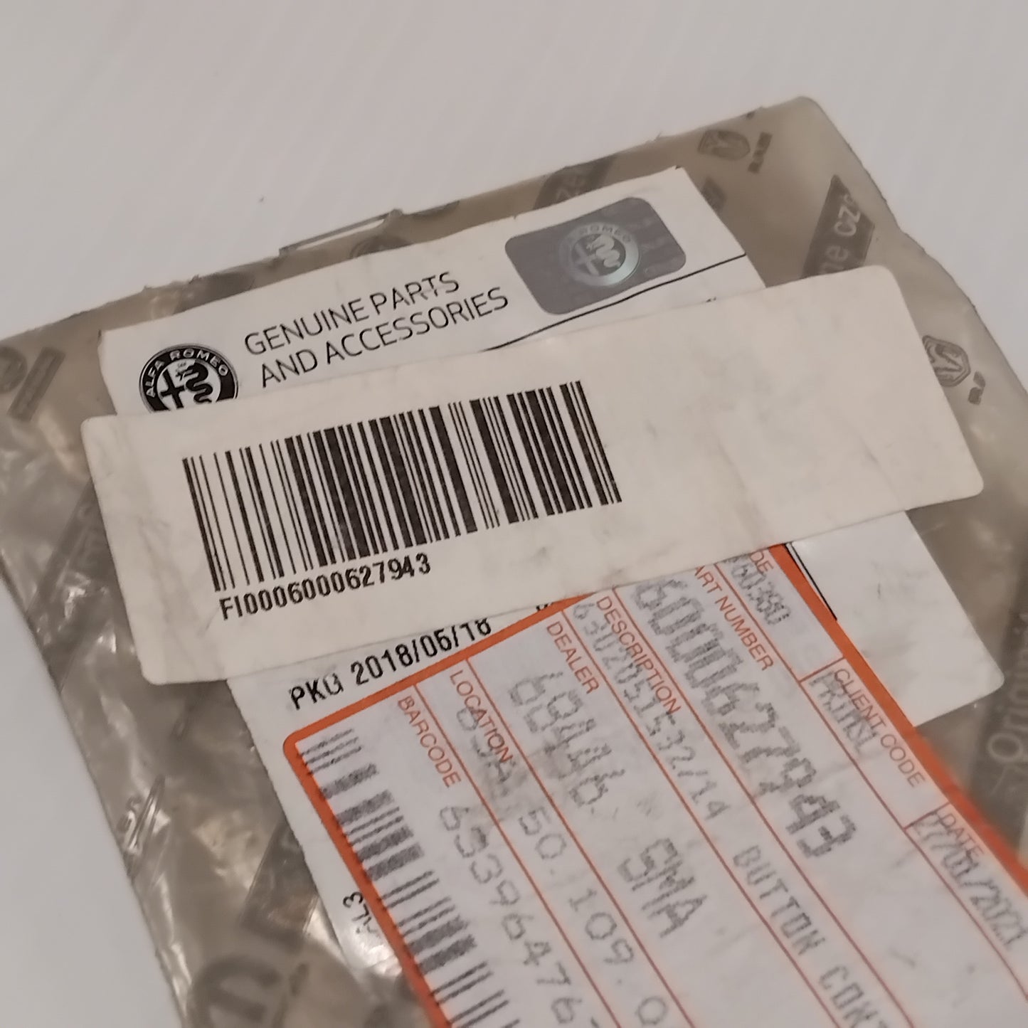 Genuine Fiat Button | 6000627943