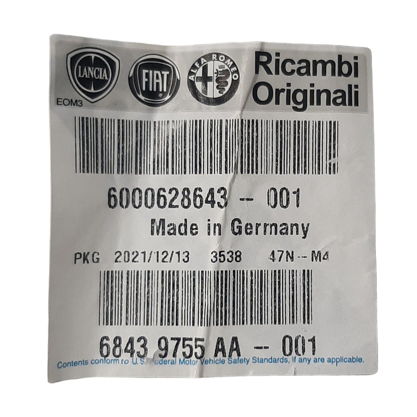 Genuine Fiat Sealing Gasket | 6000628643