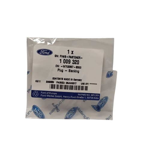 Genuine Ford Plug - Blanking | 1009320