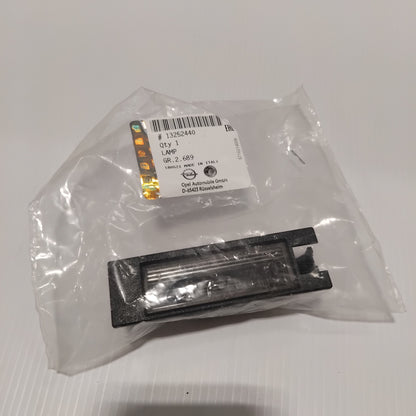 Genuine Vauxhall License Plate Lamp | 13252440
