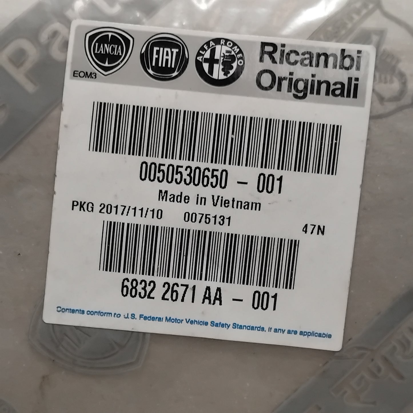 Genuine Fiat Resistance | 50530650