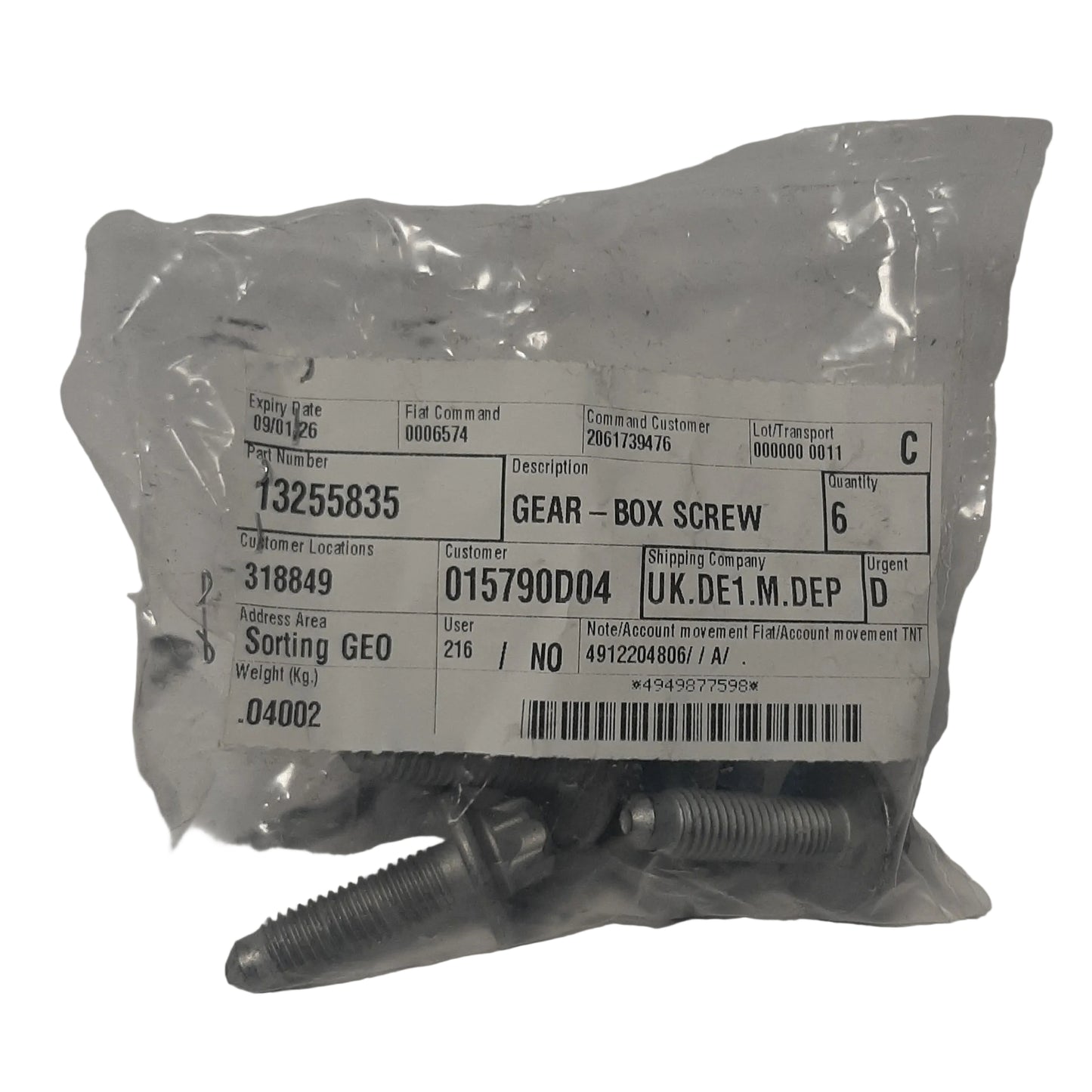 Genuine Vauxhall Screw-Torx | 13255835