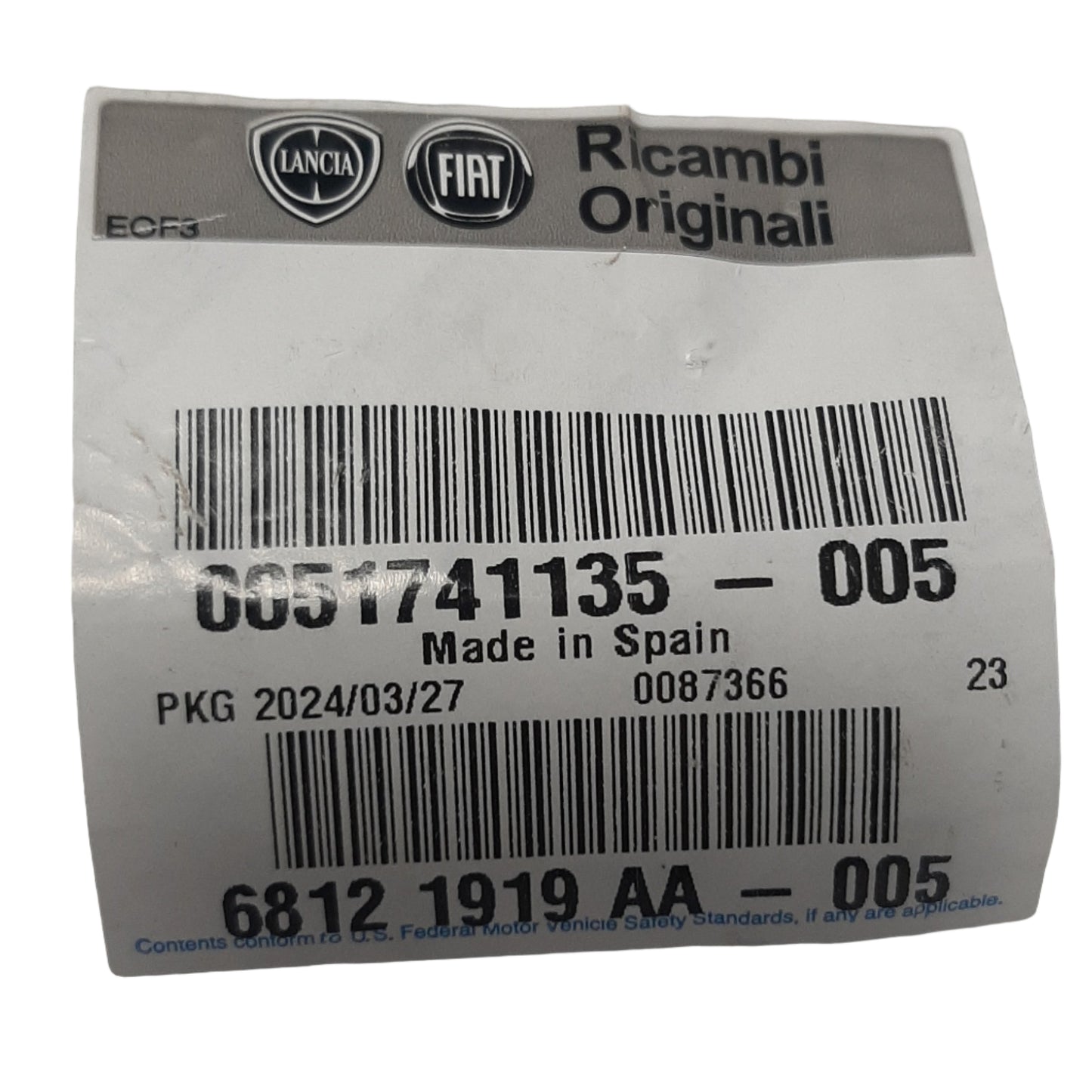 Genuine Fiat Screw | 51741135