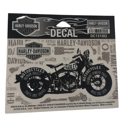 Genuine Harley Davidson Decal Panhead Power 2 Per Sheet | DC131303