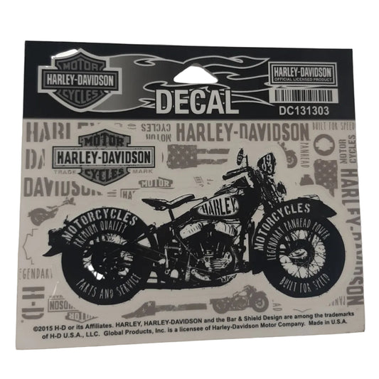 Genuine Harley Davidson Decal Panhead Power 2 Per Sheet | DC131303