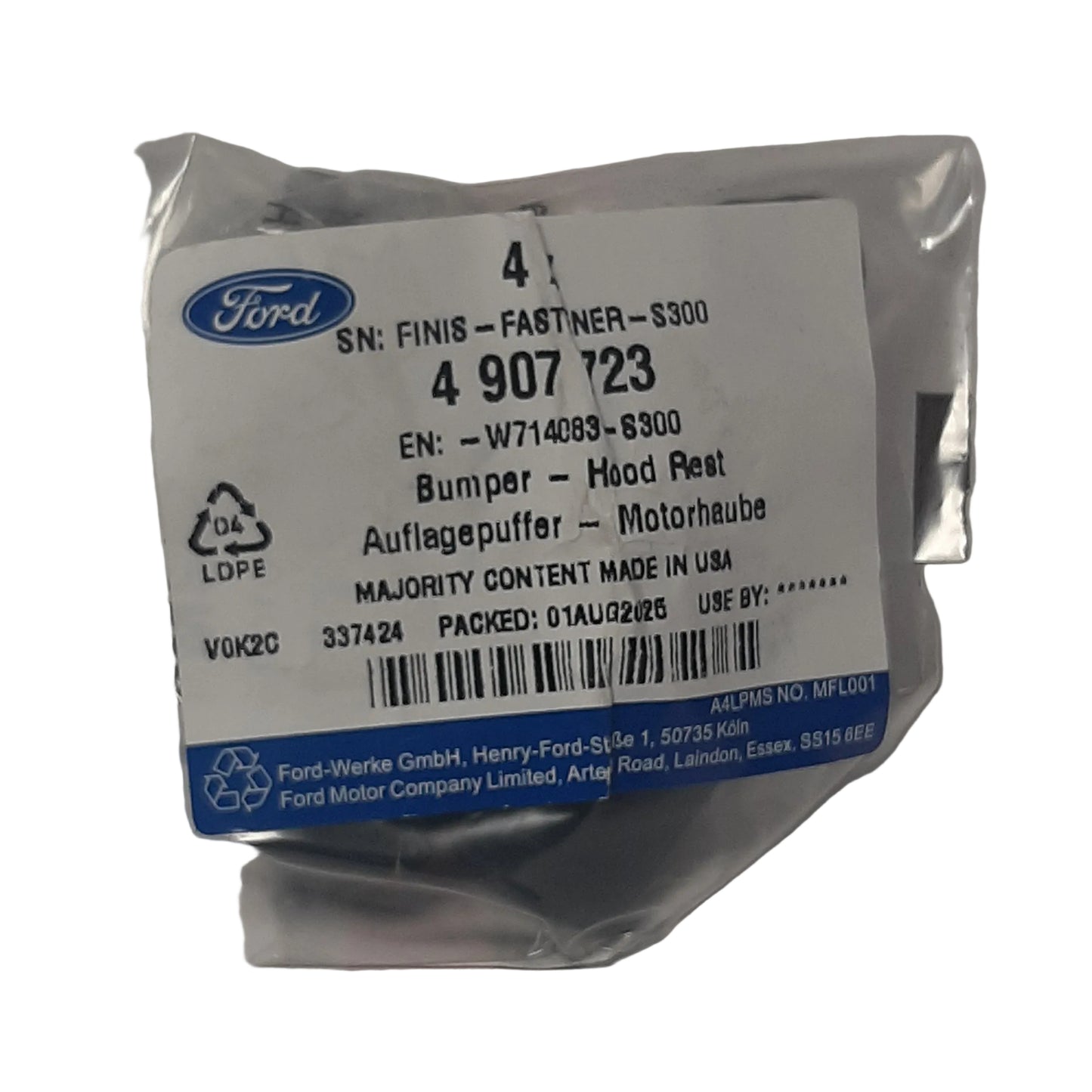 Genuine Ford Bumper - Hood Rest | 4907723