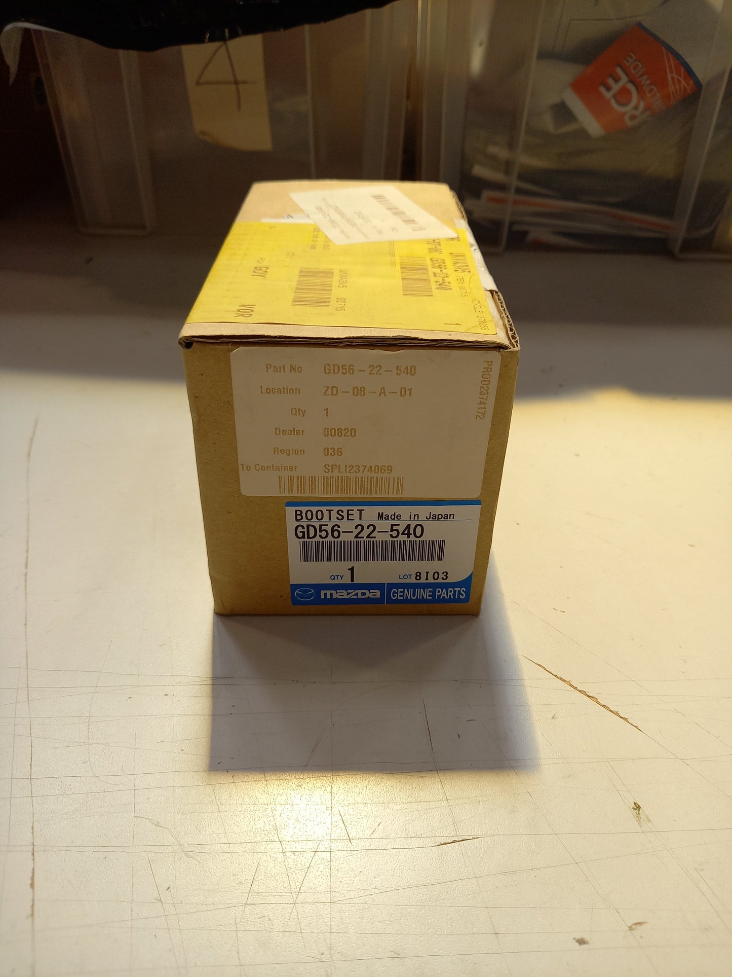 Genuine Mazda Boot Set,Inner | GD5622540