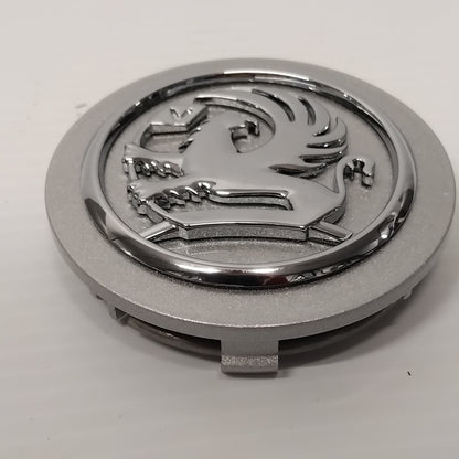 1x Genuine Silver Wheel Hub Cover - Vauxhall Zafria / Vectra / Corsa | 13204651