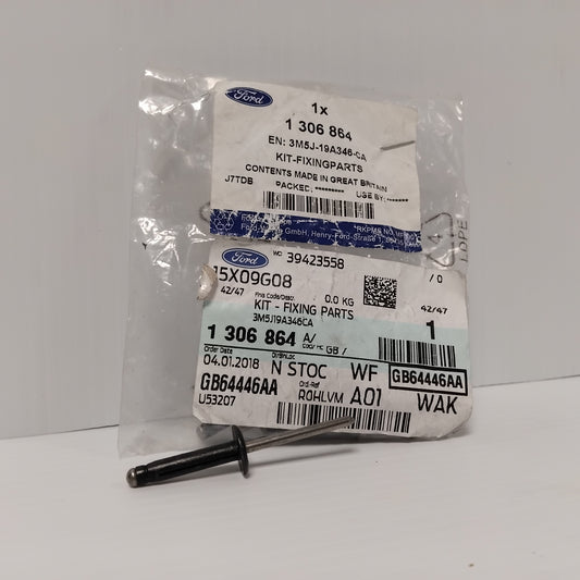 1x Genuine Rear Bumper Extension Rivet - Ford Focus 2003-2008 | 1306864