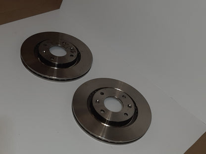 2x Front Brake Discs PSA - Peugeot 1007 2005-2009 | 4249G1