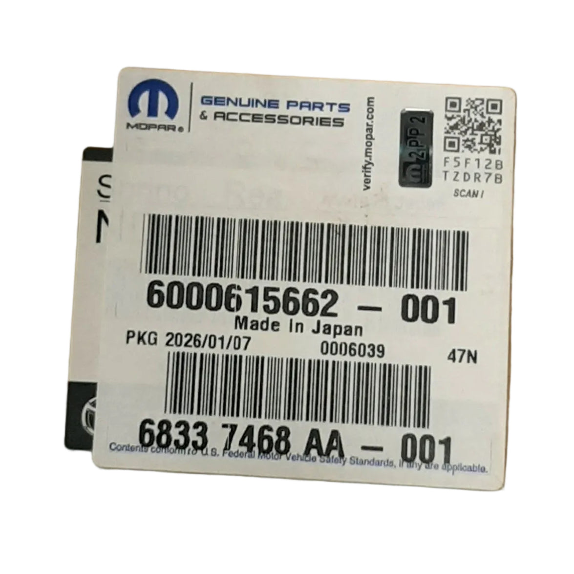 Genuine Fiat Spring | 6000615662