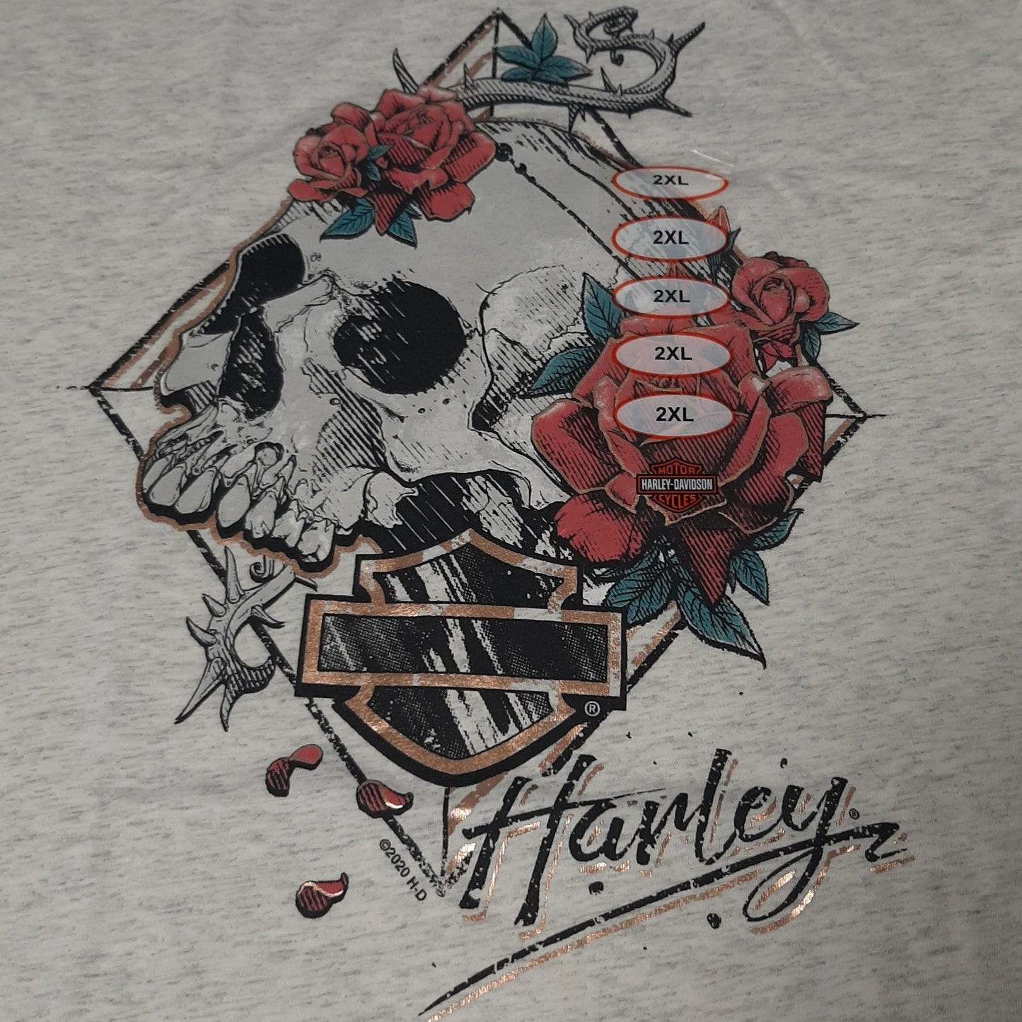 Genuine Harley Davidson Curious Robin Hood Women's T-shirt - XL | R0036006