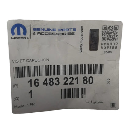 Genuine Peugeot Screw And Cap | 1648322180