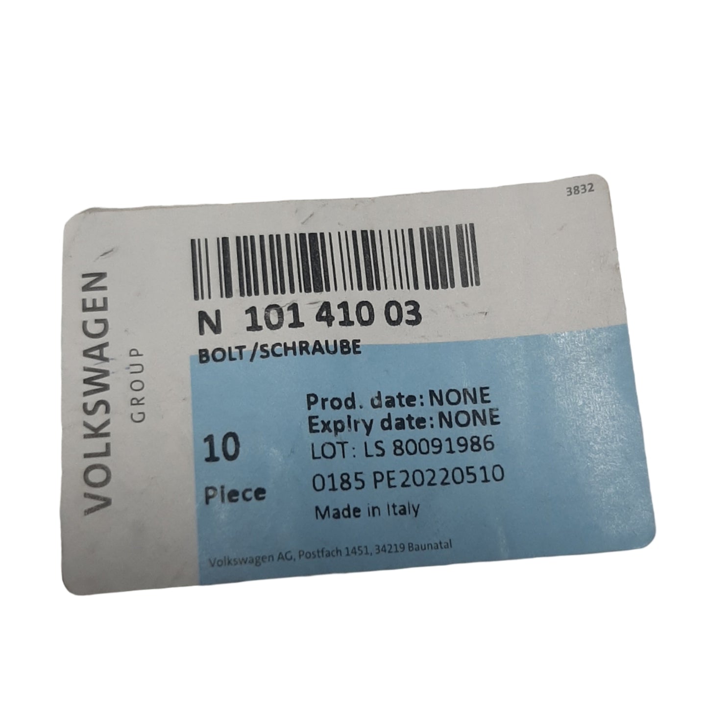 Genuine SEAT Bolt | N10141003