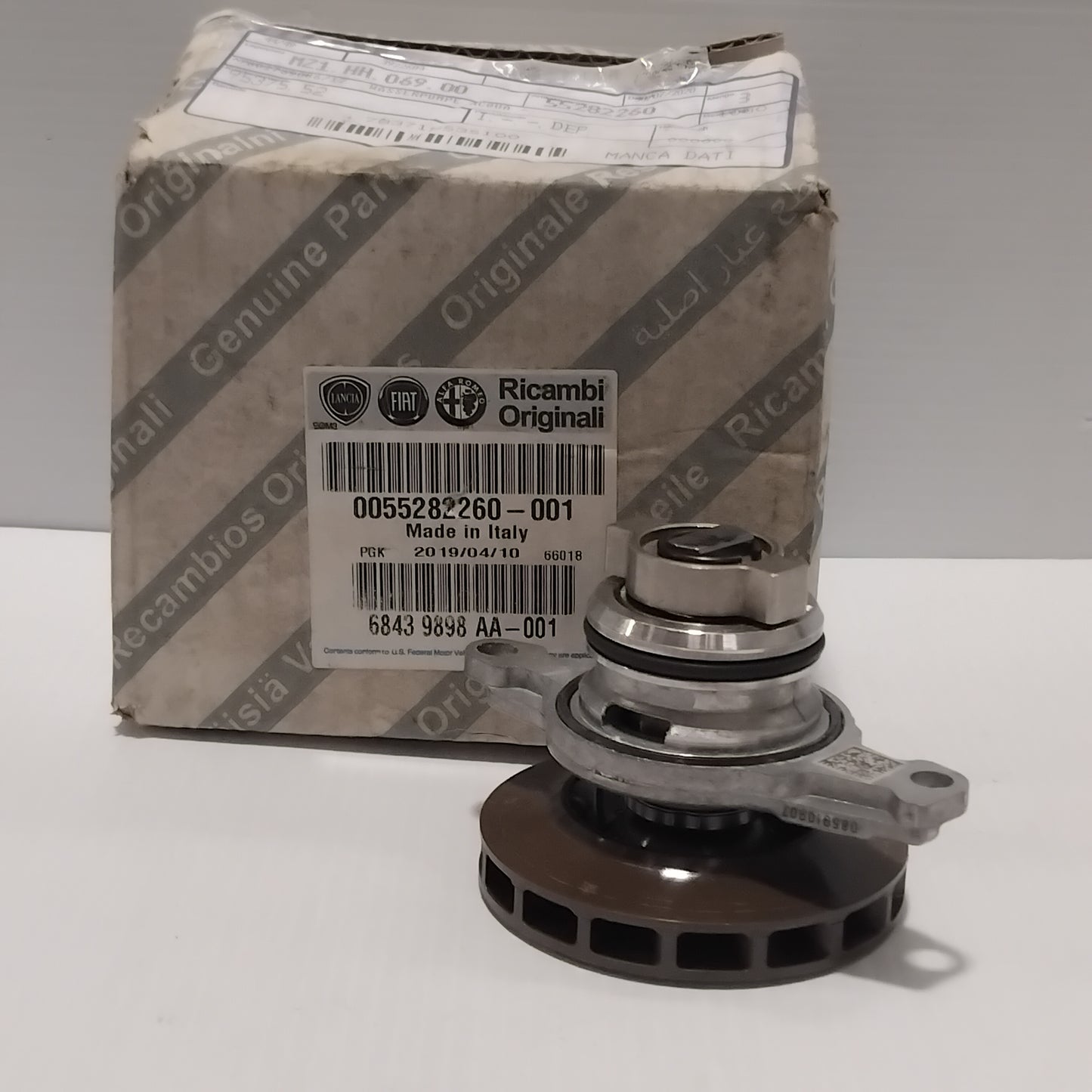 Genuine Fiat Water Pump | 55282260