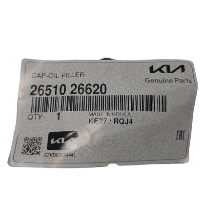 Genuine Kia Cap-Oil Filler | 2651026620