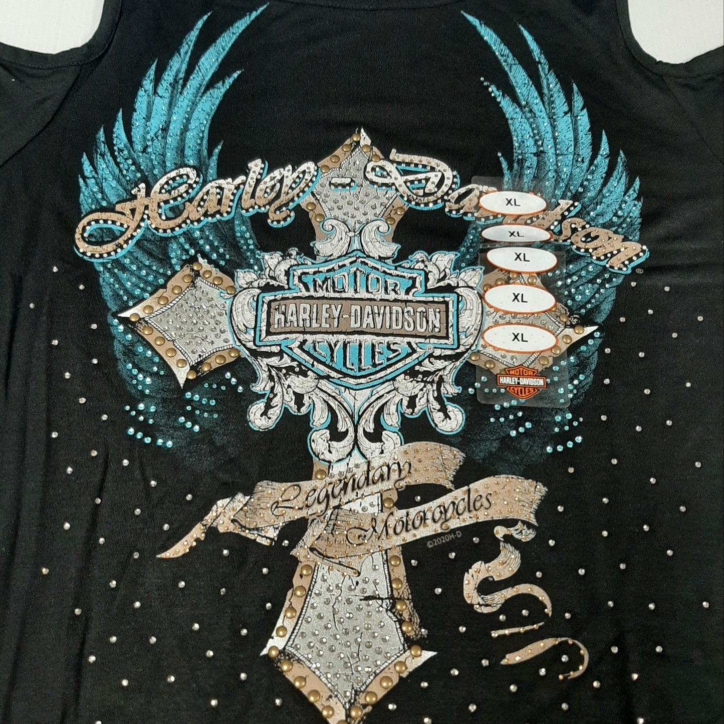 Genuine Harley Davidson Reigning Robin Hood Women's T-shirt - XL | R0035966