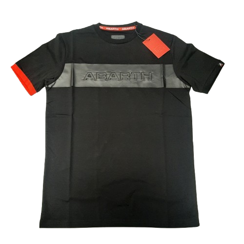 Genuine Fiat Abarth Black T-Shirt Black S | AB121M004BK0S
