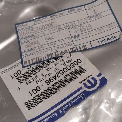 Genuine Jeep Sealing Gasket | K68252602AC