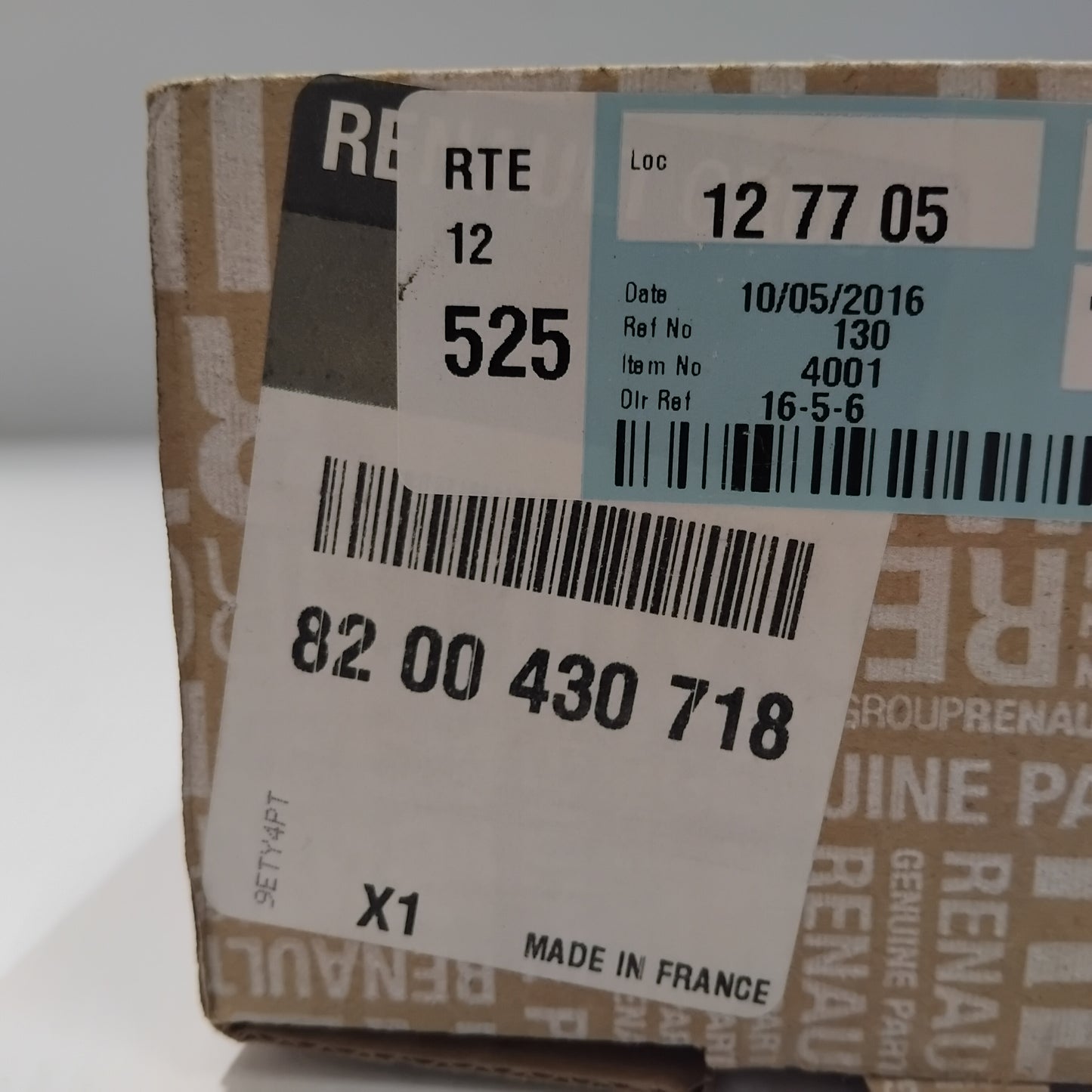 Genuine Renault Moulding Mirr X85 | 82 00 430 718