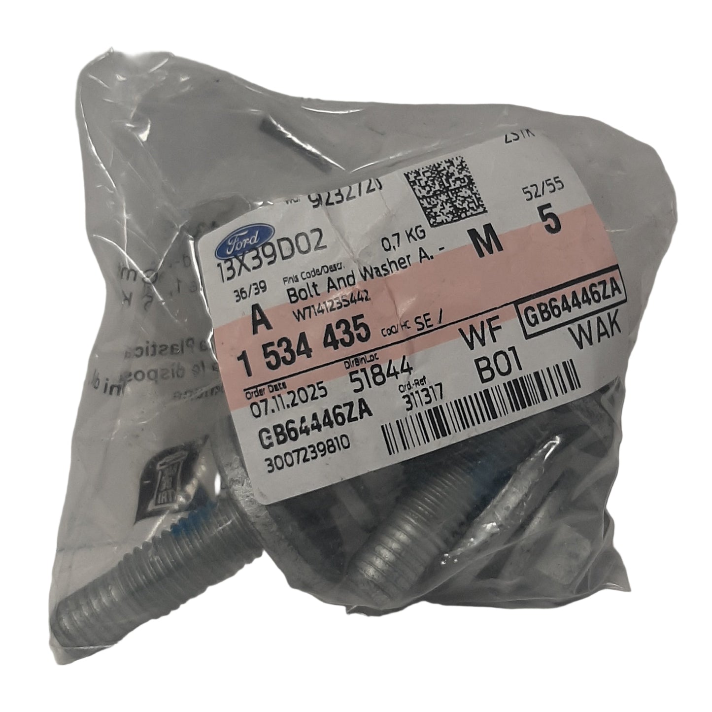 Genuine Ford Bolt And Washer Assy - Hex Head | 1534435