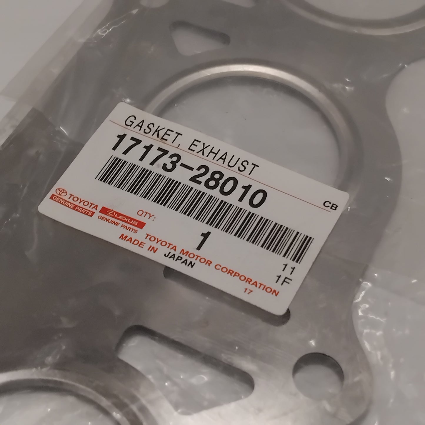 Genuine Toyota Gasket,Exhaust Manifold | 17173-28010