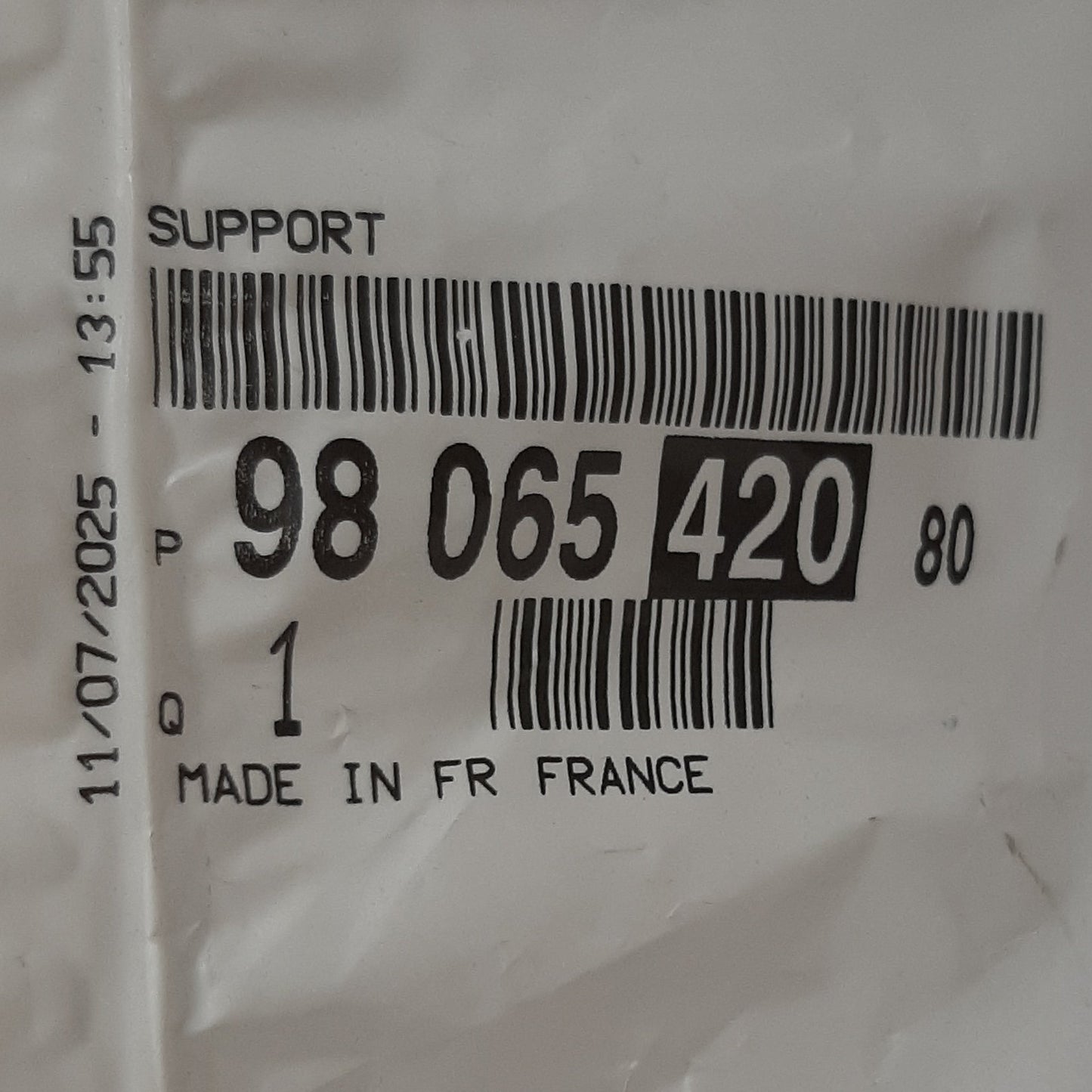 Genuine Peugeot DS Distillate CHB Bracket | 9806542080