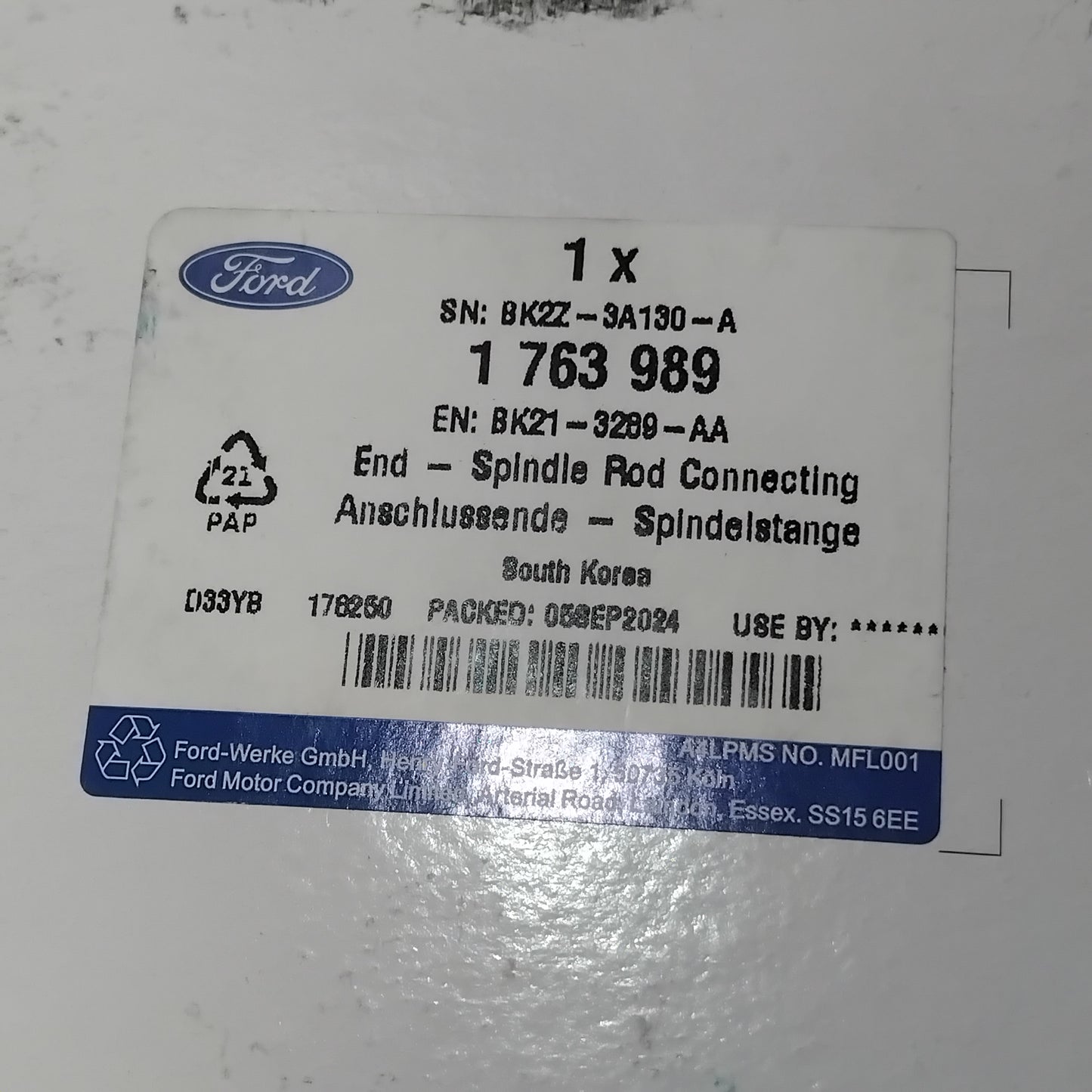 Genuine Steering Rod End - Ford Transit 2014-2023 | 1763989