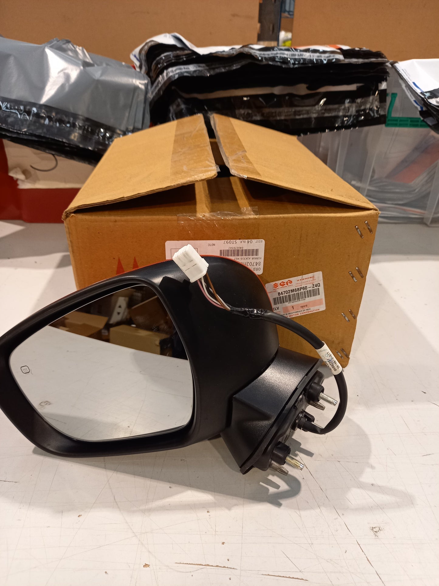 Genuine Suzuki Mirror Assy Out Rear | 84702M68P60-Z4Q