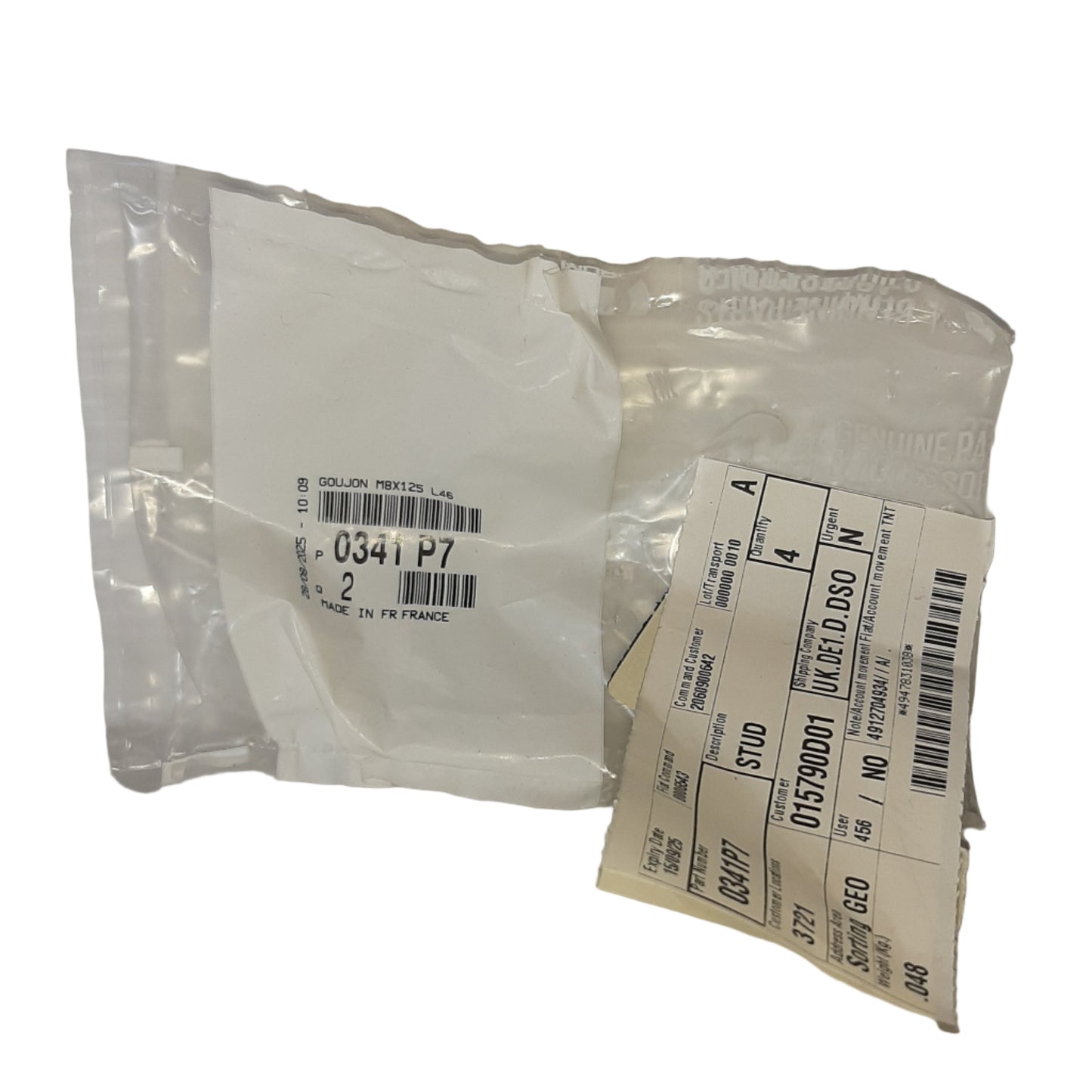 Genuine Peugeot Stud | 0341P7