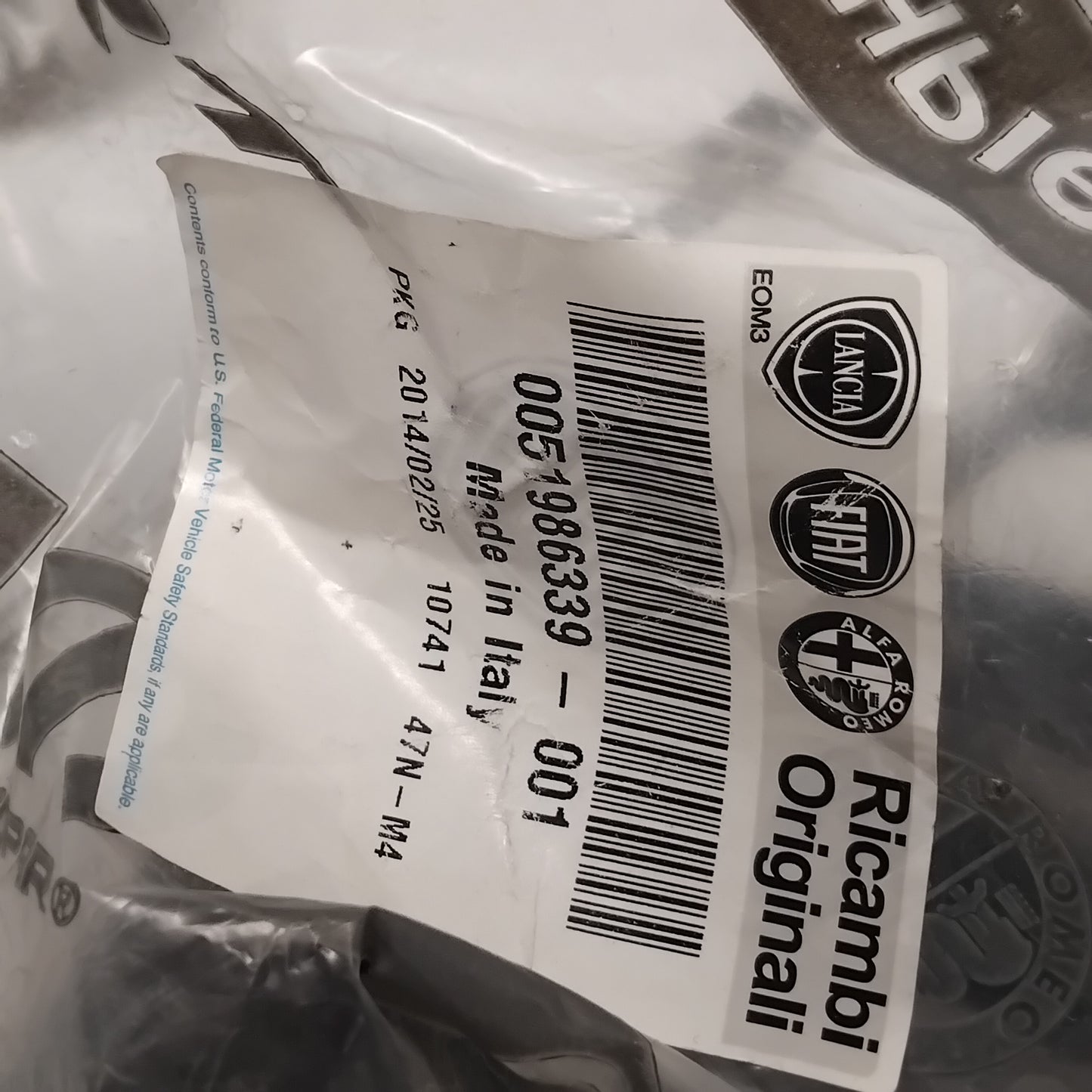 Genuine Scuttle Panel Sleeve - Fiat 500L RHD | 51986339