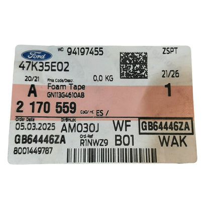 Genuine Ford Foam Tape (Fiesta) | 2170559