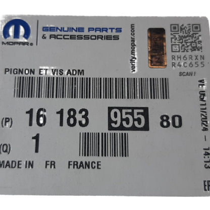 Genuine Peugeot Sprocket And Bolt | 1618395580