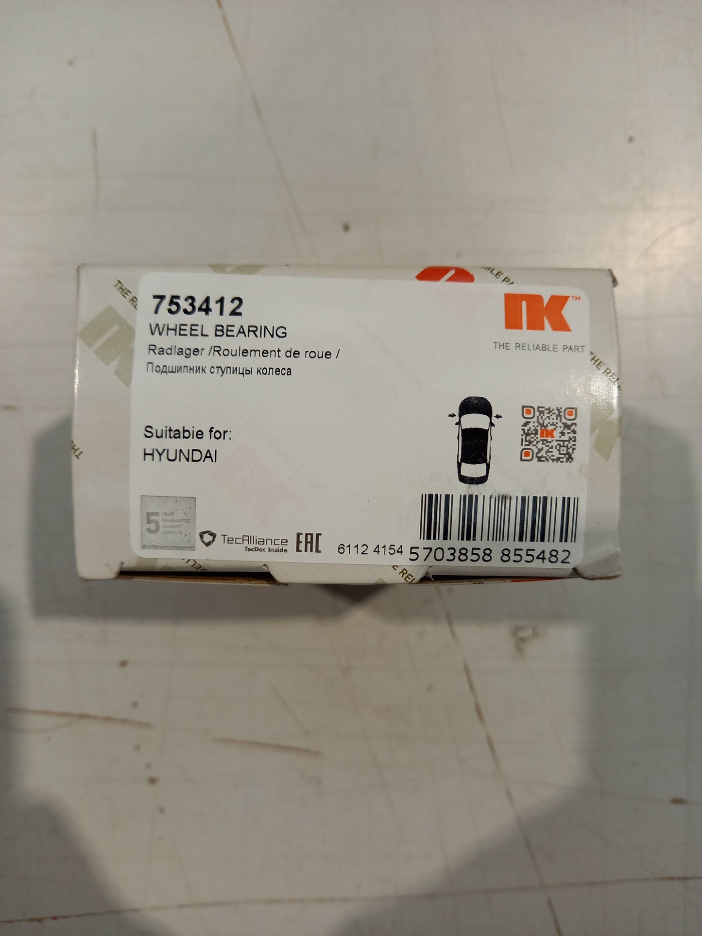 NK Wheel Bearing | 53412