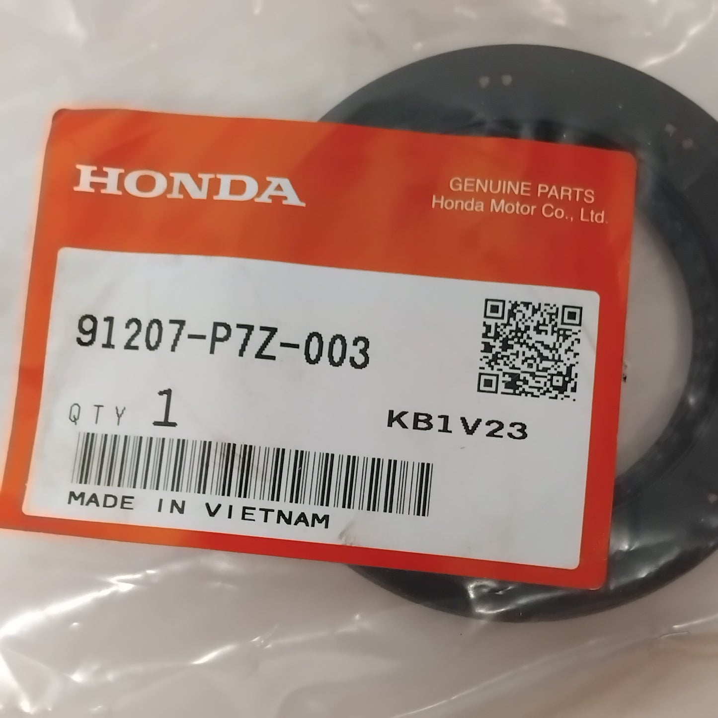 Genuine Honda Oil Seal, 44X68X8 (Nok) | 91207P7Z003