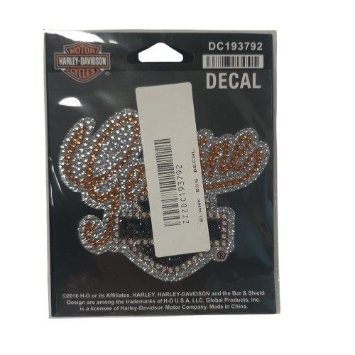 Genuine Harley Davidson Blank B&S Decal | ZDC193792