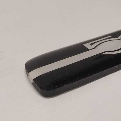 Genuine Black and White Side Wing Badge - Fiat 500 | 50901683