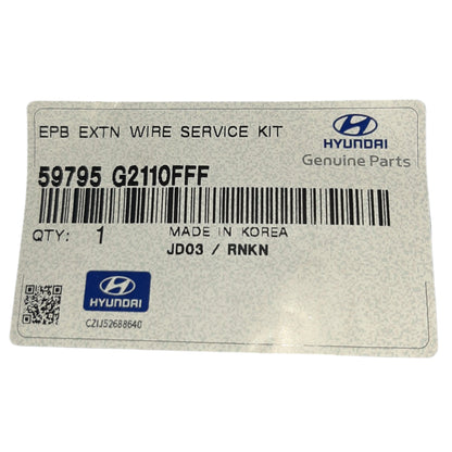 Genuine Hyundai Electric Parking Break Extension Wire Service | 59795G2110FFF