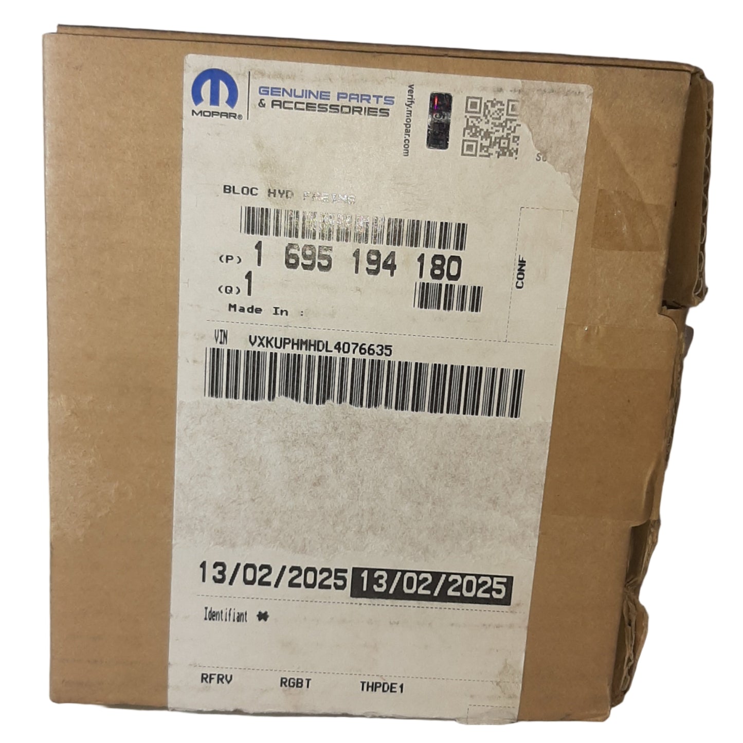 Genuine Peugeot Brake Hyd Block | 1695194180
