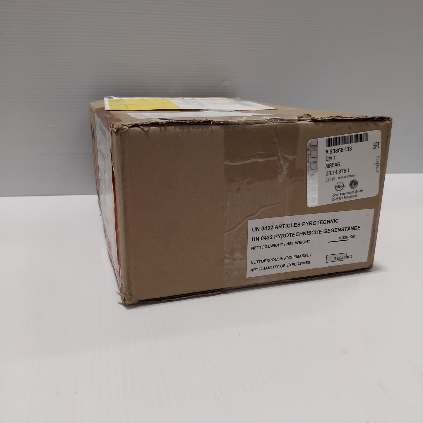 Genuine Vauxhall Lateral Air-Bag | 93868133