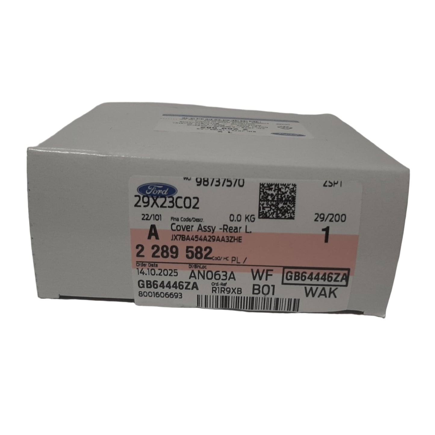 Genuine Ford Cover Assy - Rear Light Cluster | 2289582