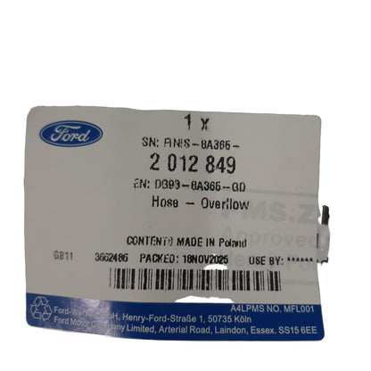 Genuine Ford Hose | 2012849