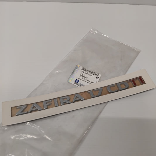 Genuine Rear Bumper Badge - Vauxhall Zafira B 1.7 CDTI | 13248369
