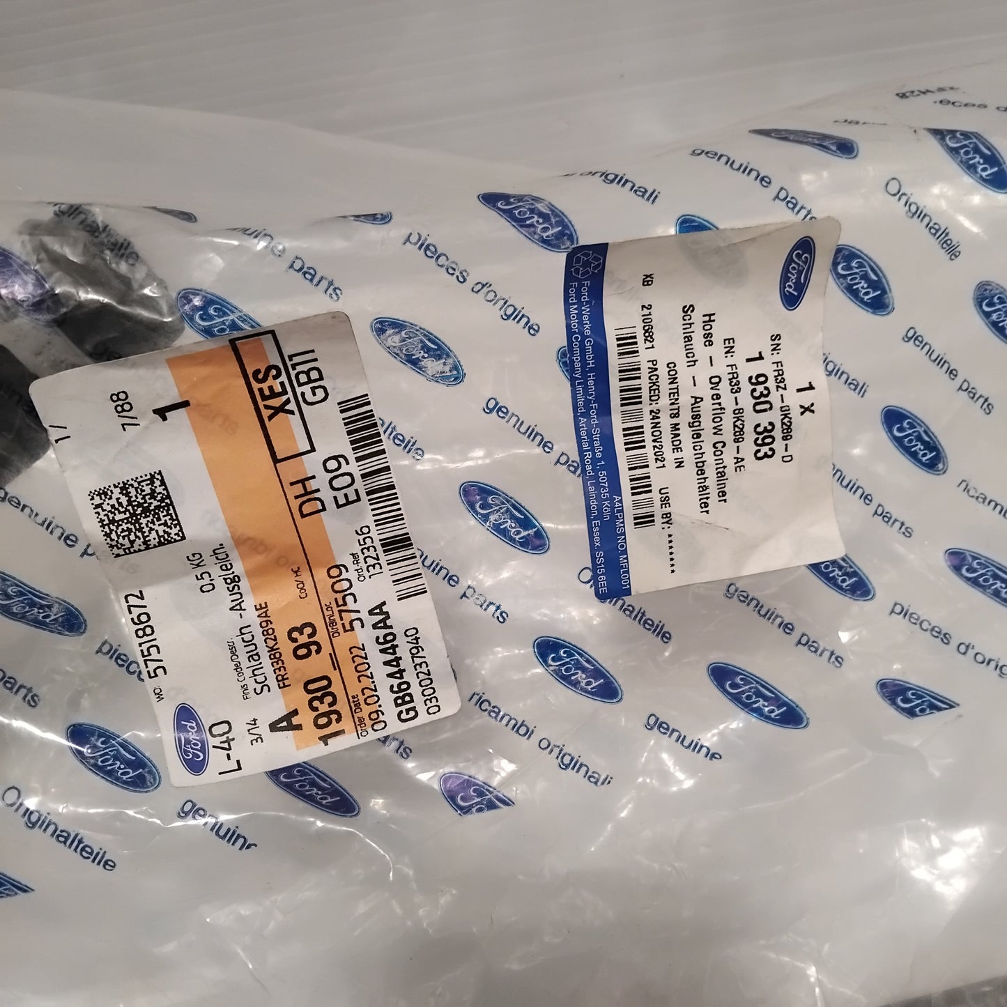 Genuine Ford Hose - Overflow Container | 1930393