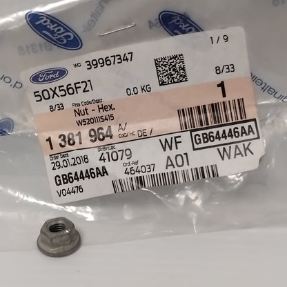 Genuine M6 Fuse Box Nut - Ford Mondeo 2007-2014 | 1381964