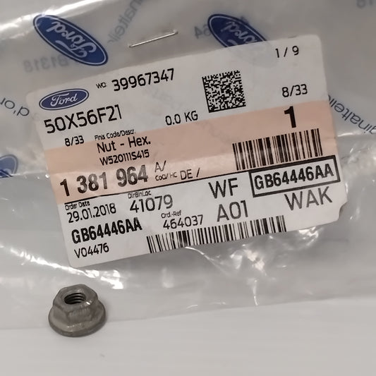 Genuine M6 Fuse Box Nut - Ford Mondeo 2007-2014 | 1381964