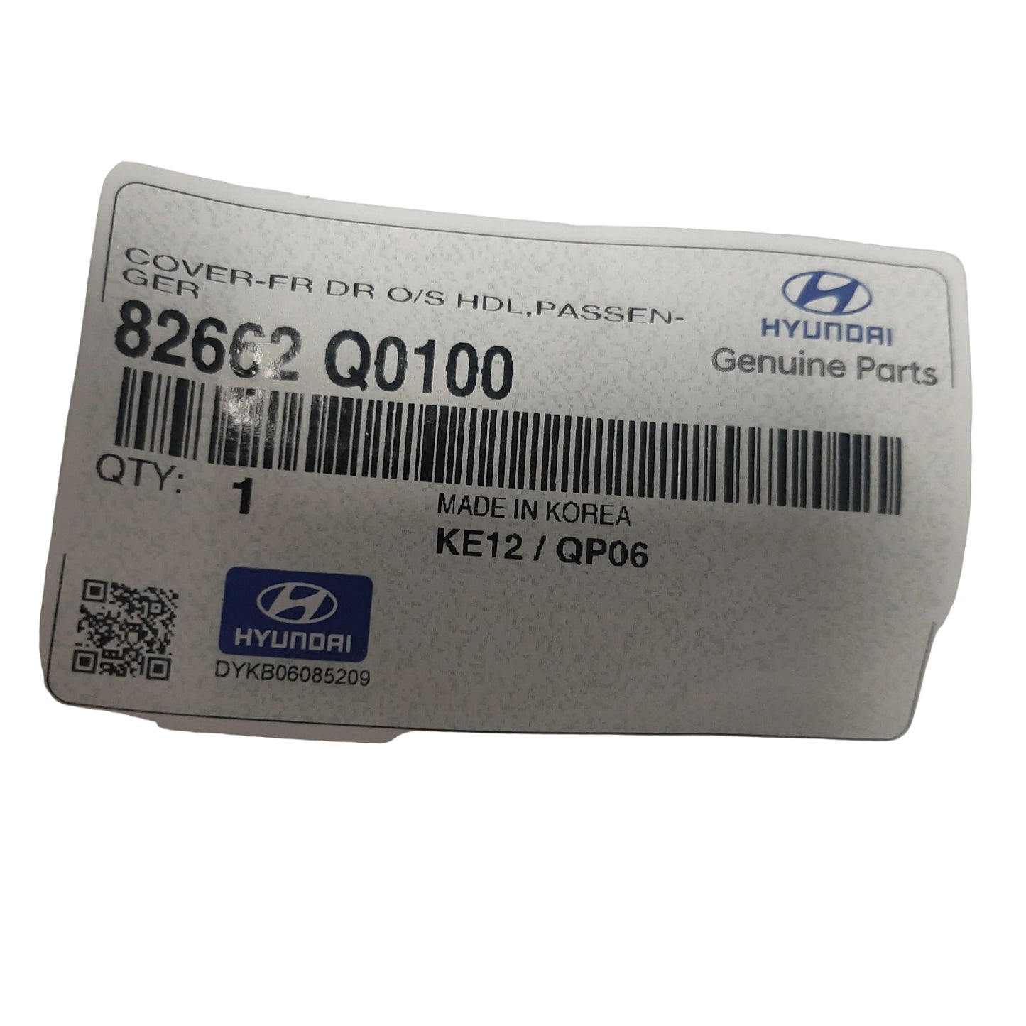 Genuine Hyundai Cover-Front Door O/S Handel - Passenger Side | 82662Q0100