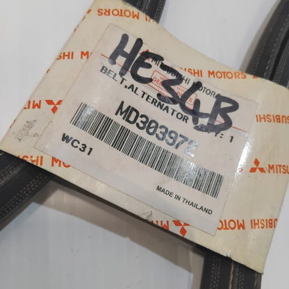 Genuine Mitsubishi Belt Set(2) Alternator & Other | MD303972